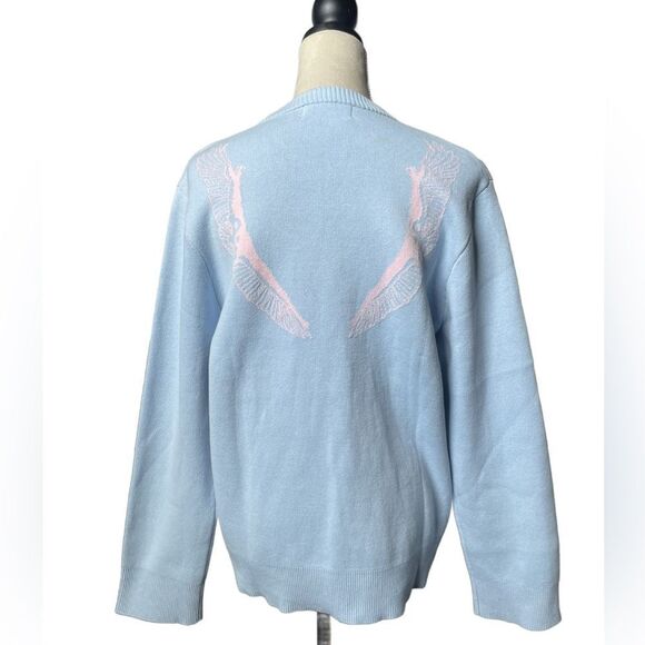 Alte Volant Baby Blue & Pink “Cotton Candy” Crewneck Sweater (Size: Small) - Picture 2 of 12